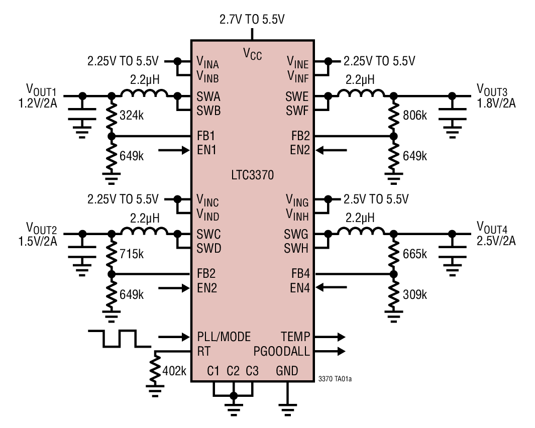 LTC3370Ӧͼһ